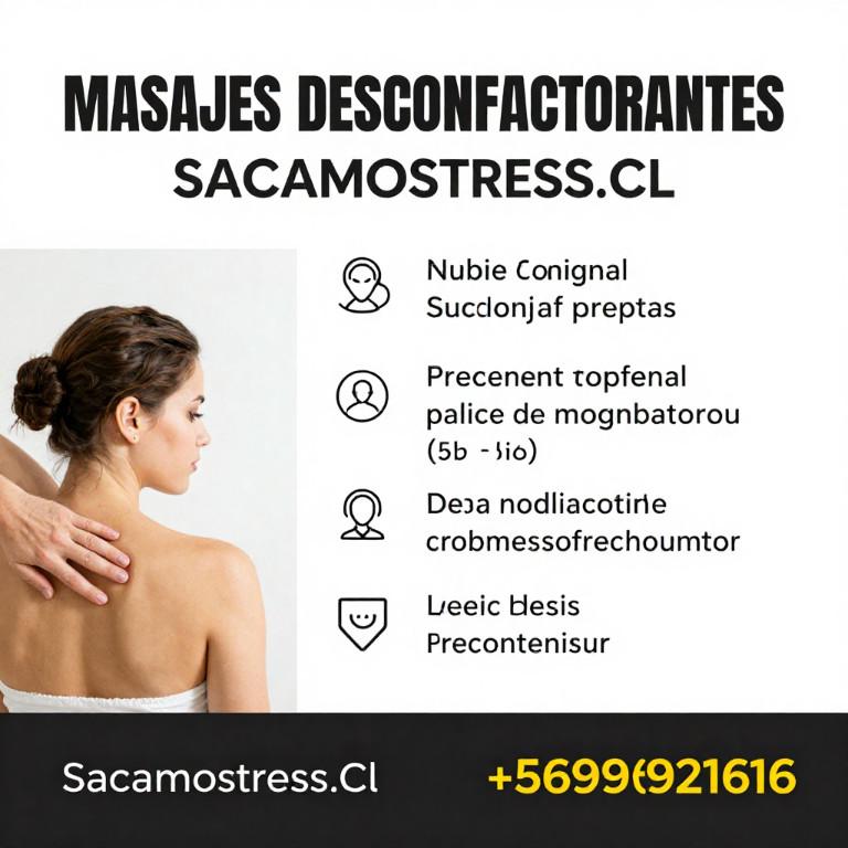 MASAJES DESCONTRACTURANTES SACAMOSTRESS LAS CONDES en Chile - Imagen 2