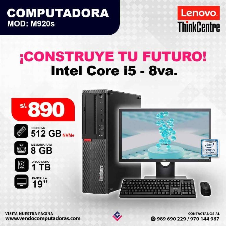 Computadora Intel Core i5 - 8va en Perú - Imagen 2