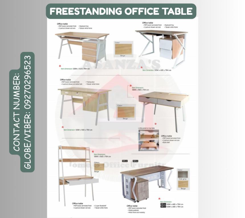 FREESTANDING OFFICE TABLE | OFFICE TABLE | DIRECT SUPPLIER in Philippines - Image 10