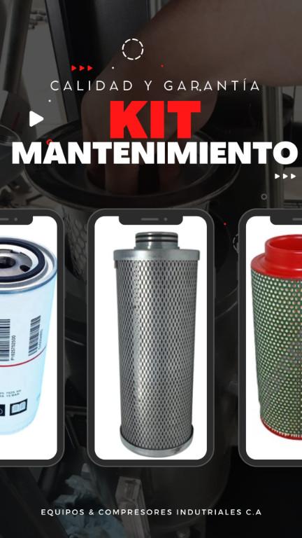 KIT DE REPUESTOS ORIGINALES PARA AIRE COMPRIMIDO en Palo Negro - Imagen 1