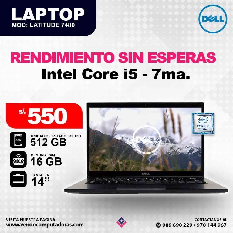 Laptop Intel Core i5 - 7ma en Perú - Imagen 2
