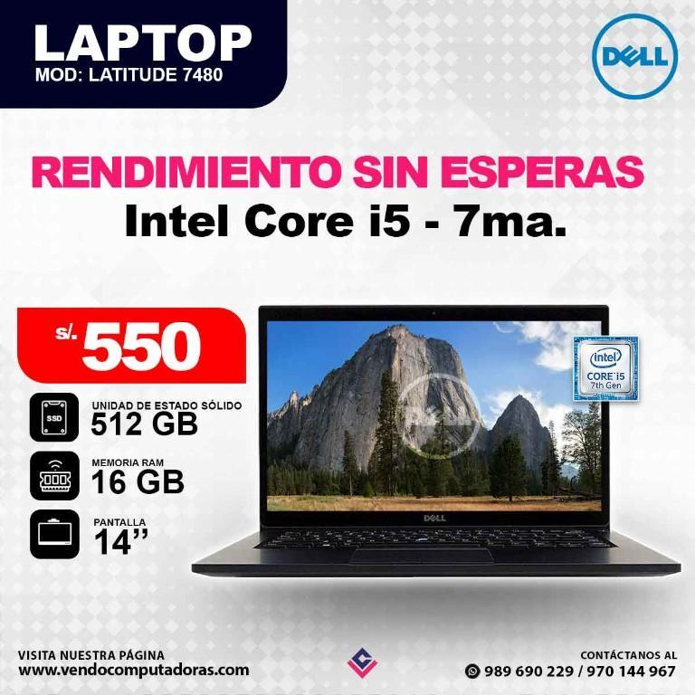 Laptop Intel Core i5 - 7ma en Perú - Imagen 3