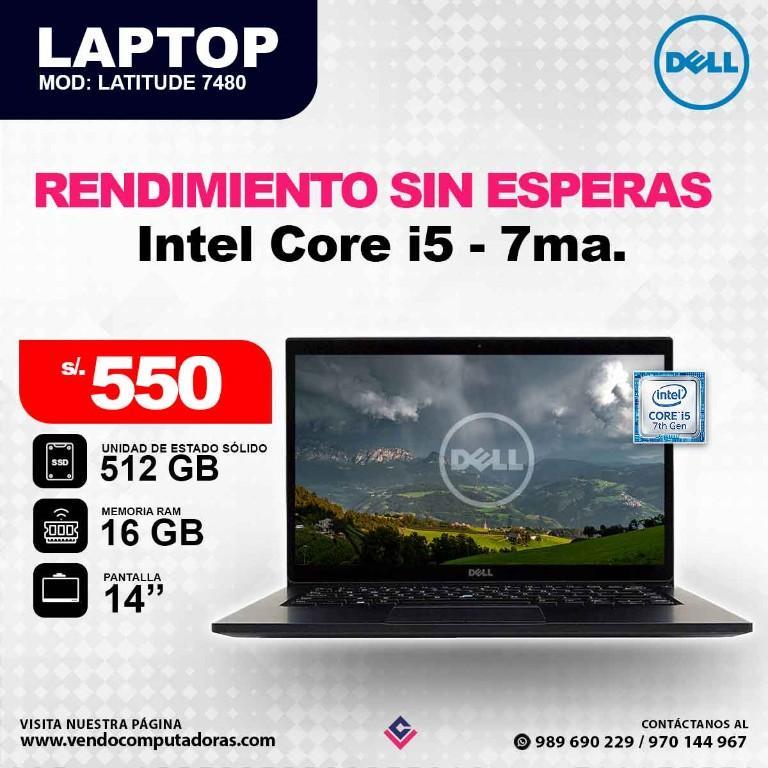 Laptop Intel Core i5 - 7ma en Perú - Imagen 4