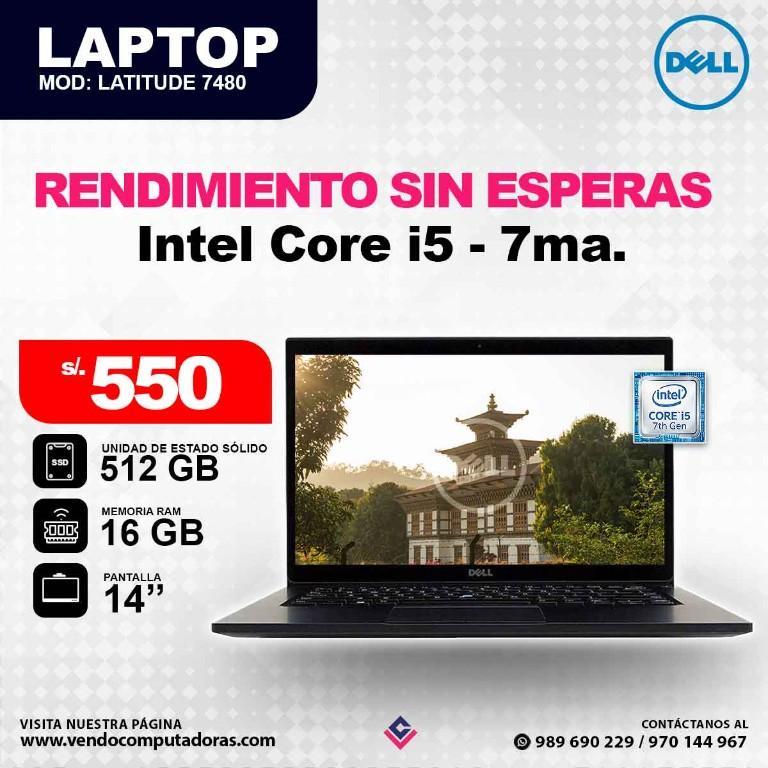 Laptop Intel Core i5 - 7ma en Perú - Imagen 5