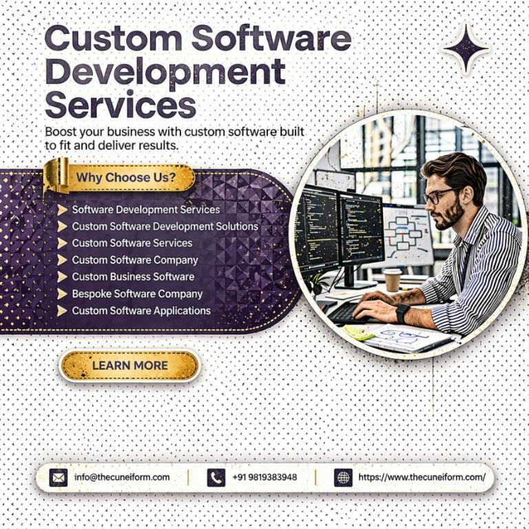 Custom Software Development Services for Growing Businesses in India - Image 1