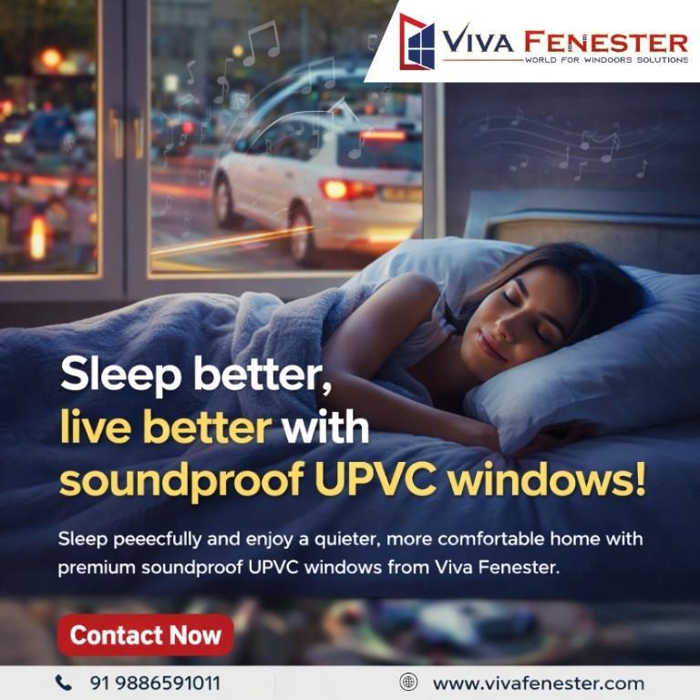 Soundproof UPVC Windows in Bangalore – Viva Fenester in India - Image 1