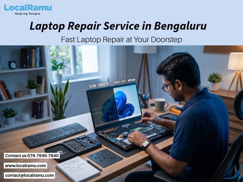 Enjoy Smooth Performance with LocalRamu Laptop Repair Service in Shanti Nagar - Image 1