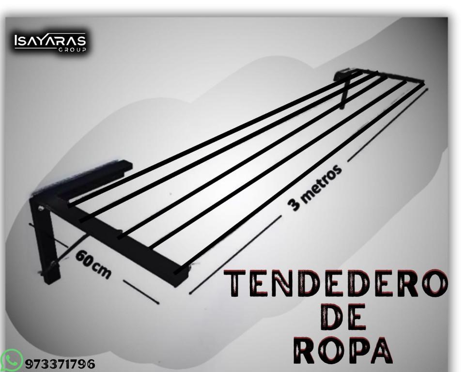TENDEDERO PLEGABLE Y AJUSTABLE PARA LA ROPA en Arequipa - Imagen 1