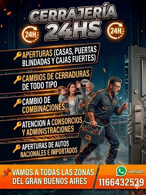 CERRAJERO LLAMENOS, LLAMENOS, LLAMENOS, LLAMENOS ISIDRO CASANOVA en Merlo - Imagen 2