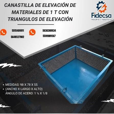 Canastilla de elevación de materiales de 1 T en, Puebla en Tlapacoyan - Imagen 1