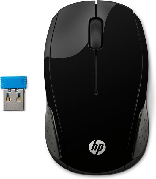 HP 200 BLACK WIRELESS MOUSE en Madrid - Imagen 1