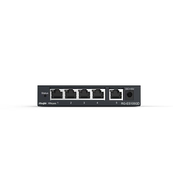 Reyee Unmanaged Switch 5xGb RJ45 Steel Case en Móstoles - Imagen 1