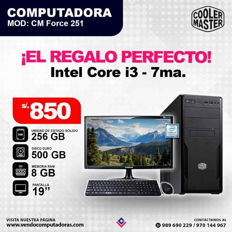 Computadora Intel Core i3 - 7ma. Generación en Lima - Imagen 2