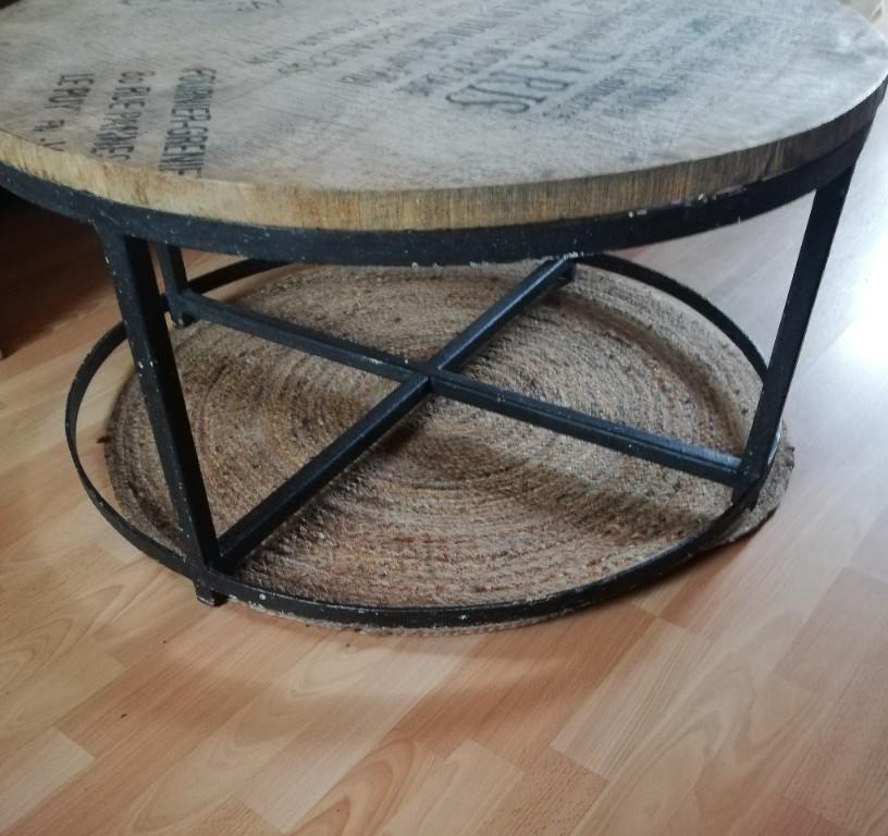 Table de salon type industriel à Charleroi - Photo 3
