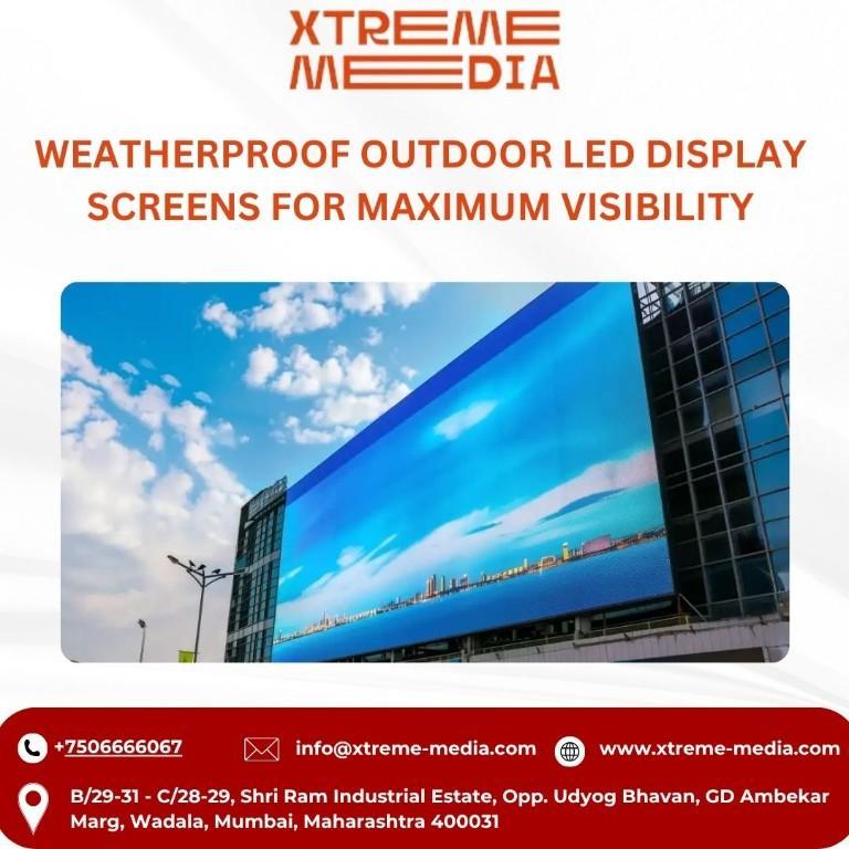 Weatherproof Outdoor LED Display Screens for Maximum Visibility in Mumbai - Image 1