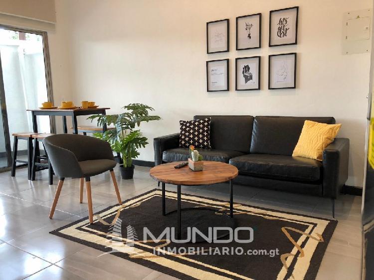 APARTAMENTO AMOBLADO TIPO LOFT EN RENTA, Z. 15 en Villa Nueva - Imagen 1