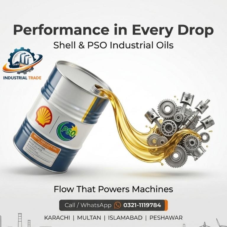 Shell and Industrial Oils - Performance in Every Drop in Peshawar - Image 1