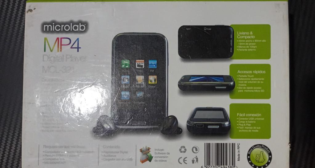 Reproductor MP4 Microlab 4 GB en Chile - Imagen 3