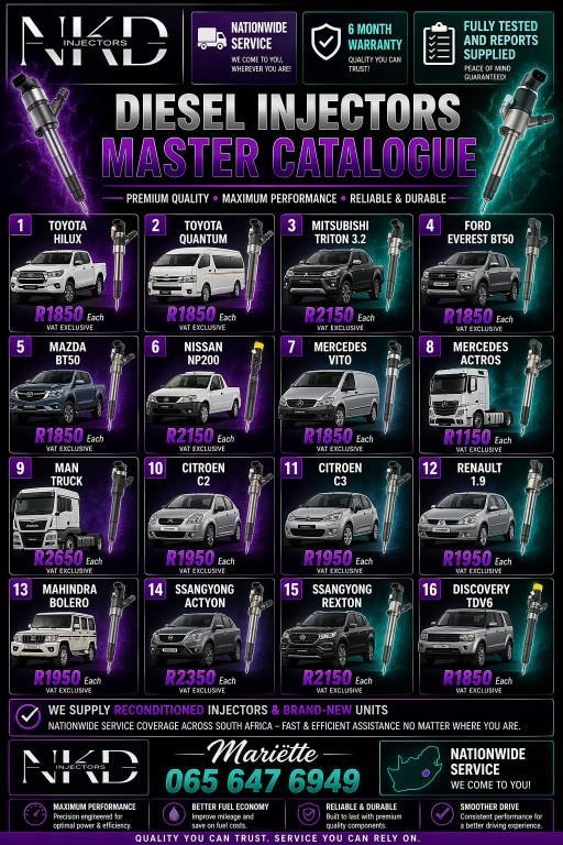 Diesel Injectors Master Catalogue in Umlazi - Image 1