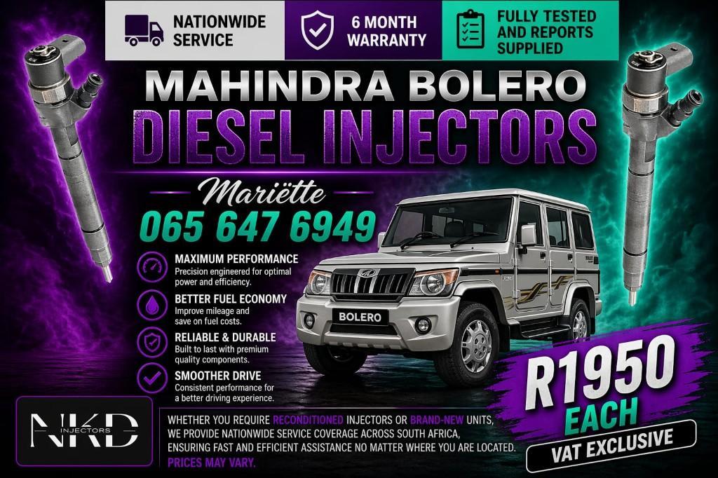 Mahindra Bolero Diesel Injectors in Umlazi - Image 1