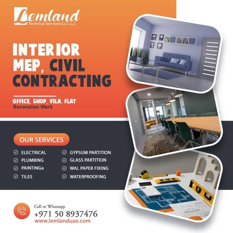 ELECTRICAL, PLUMBING, PAINTING, GYPSUM, TILES. in United Arab Emirates - Image 2