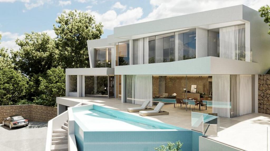 Designvilla in Altea mit Infinity-Pool und Meerblick in Erding - Bild 1