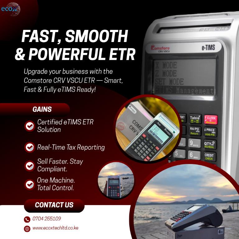 Fast • Smooth • Powerful — COMSTORE eTIMS ETR MACHINE in Kenya - Image 1