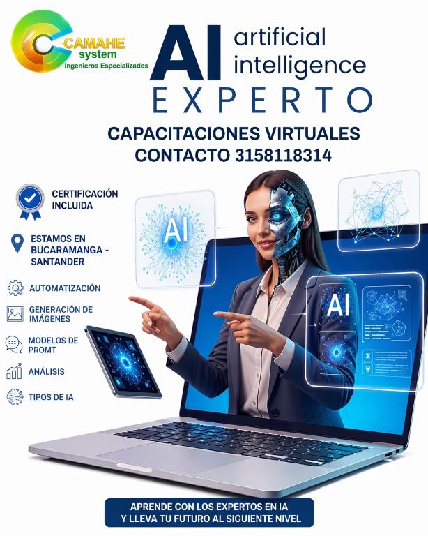 CAPACITACIONES EN IA (INTELIGENCIA ARTIFICIAL) en Colombia - Imagen 1