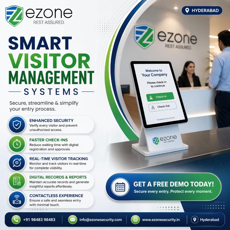 Visitor Management Systems by Ezone Security in India - Image 1