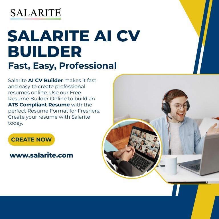 SALARITE AI CV BUILDER Fast, Easy, Professional in India - Image 1