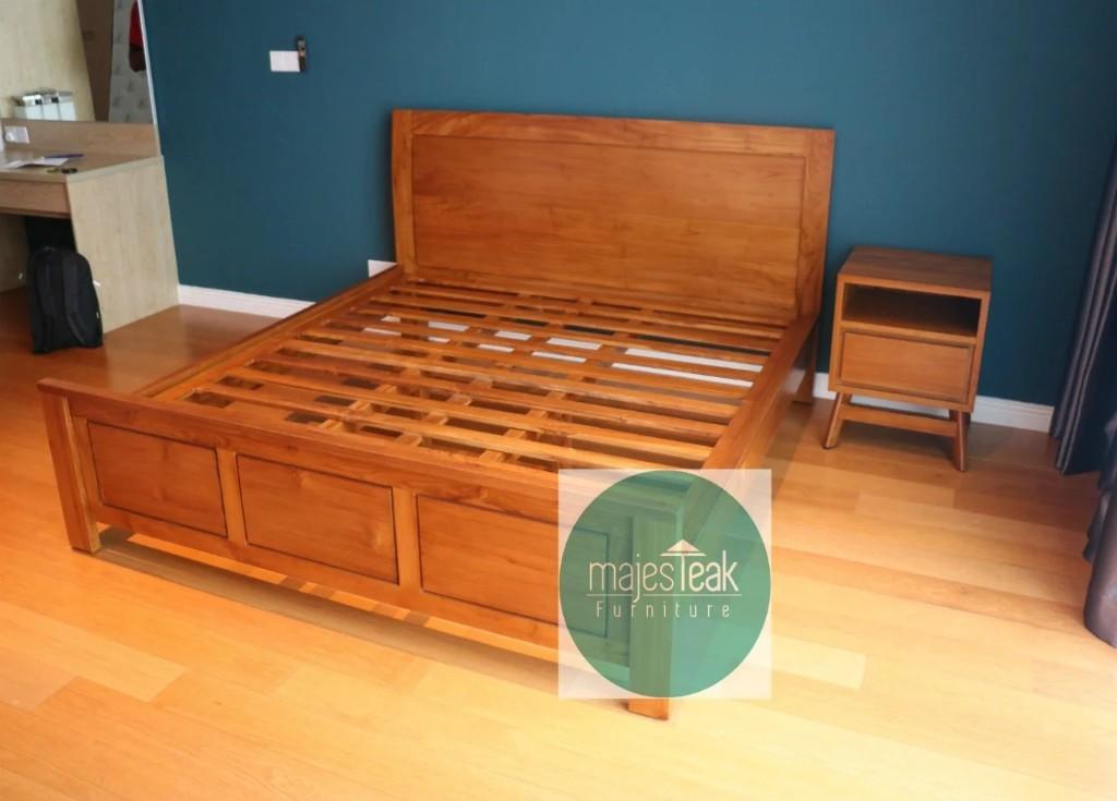 Bed Frame Teak -Vince Design in Malaysia - Image 2