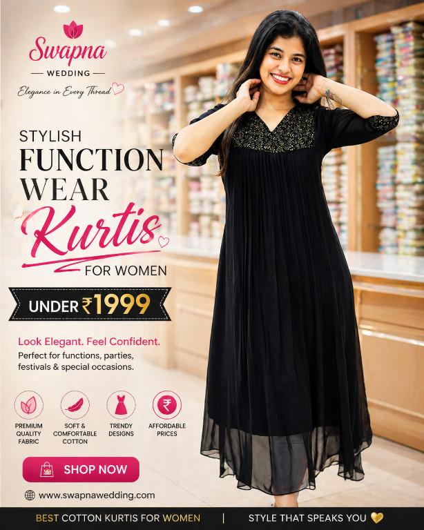 Buy Function Wear Kurtis Kerala – Stylish Semi Partywear Collect in Eramalloor - Image 1