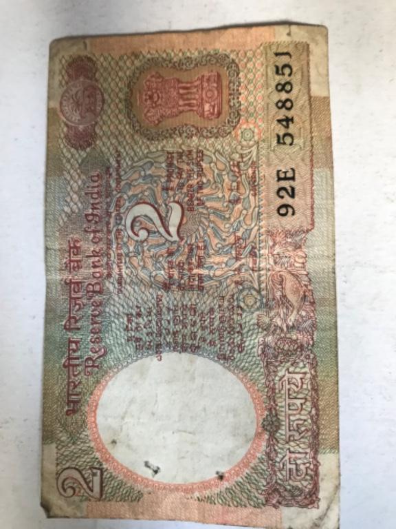 Different 2 RUPEES Currency Notes India in Srinagar - Image 8