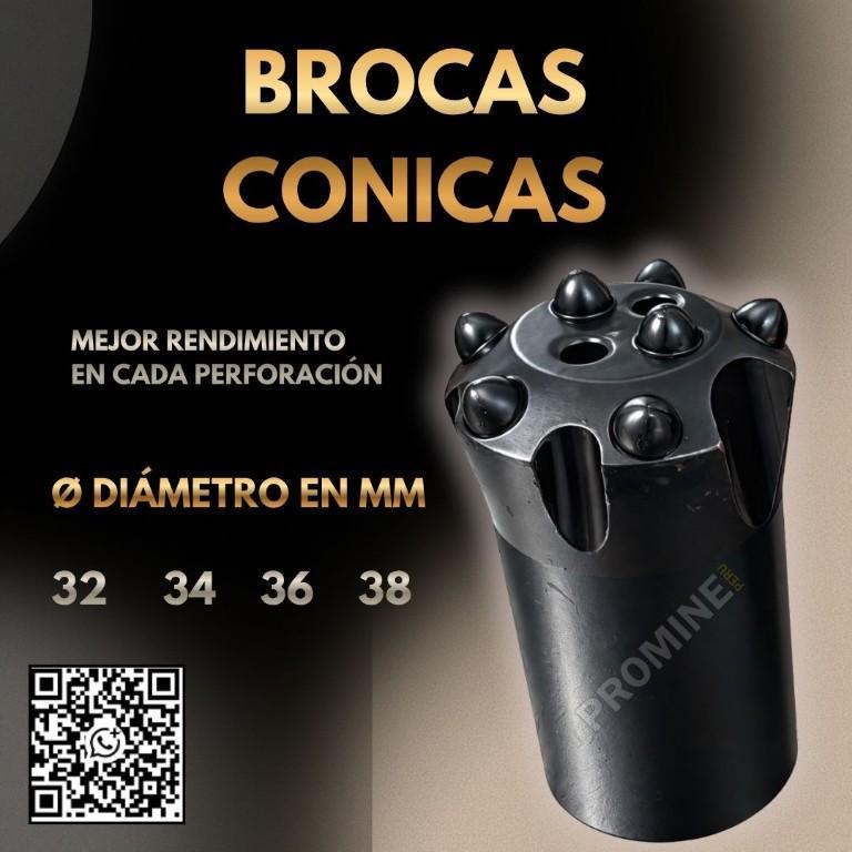 BROCA CÓNICA / PERFORACIÓN EN ROCA DURA en Perú - Imagen 1