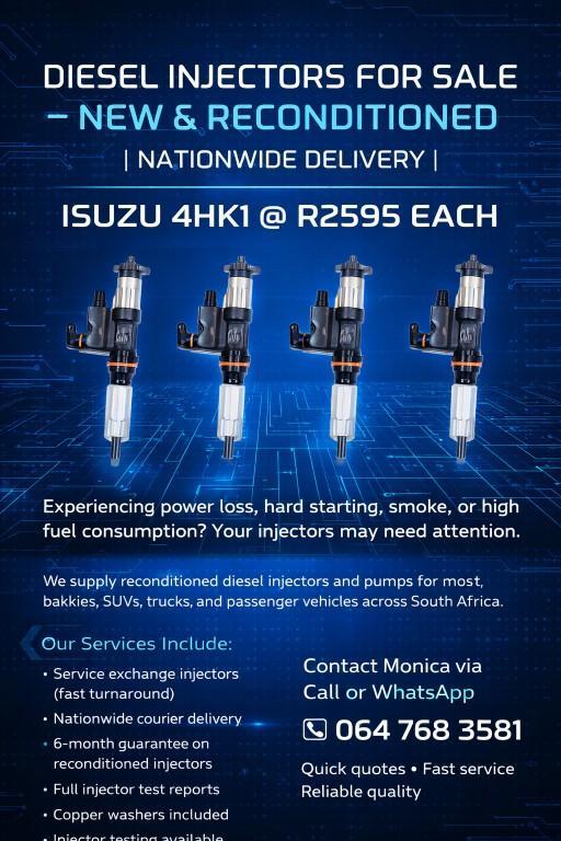 ISUZU 4HK1 Diesel Injector Experts – Fast & Reliable in Centurion - Image 1