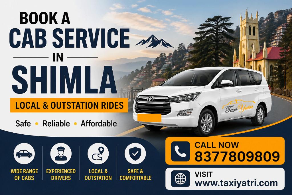Book a Cab Service in Shimla for Local & Outstation Rides in Shimla - Image 1