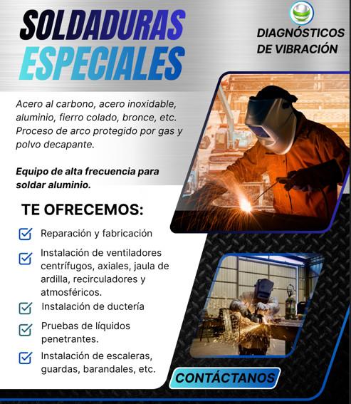SOLDADURA ESPECIALIZADA INDUSTRIAL en Tepotzotlán - Imagen 1
