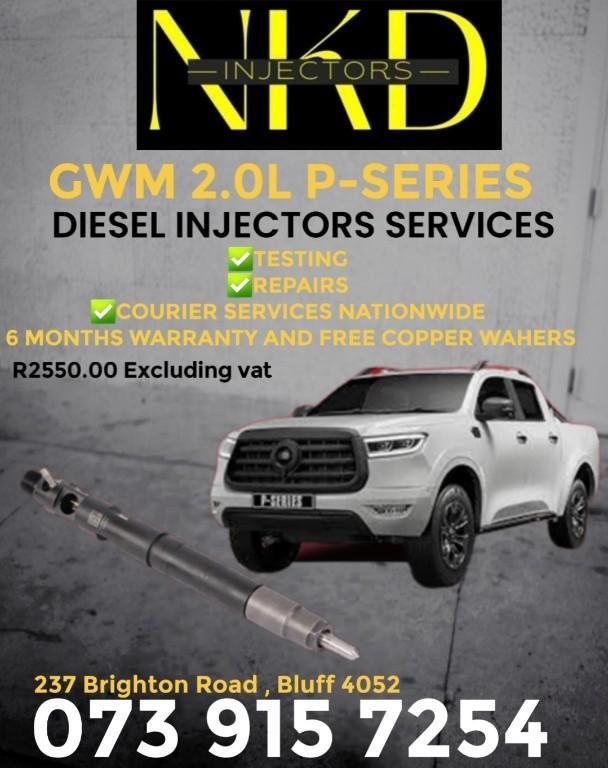 GWM 2.0L P-Series Diesel Injectors in South Africa - Image 1