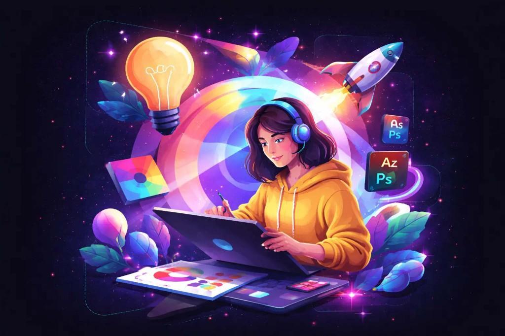 Graphic Design Course in Jaipur | Photoshop & Illustrator - Code in Jaipur - Image 1