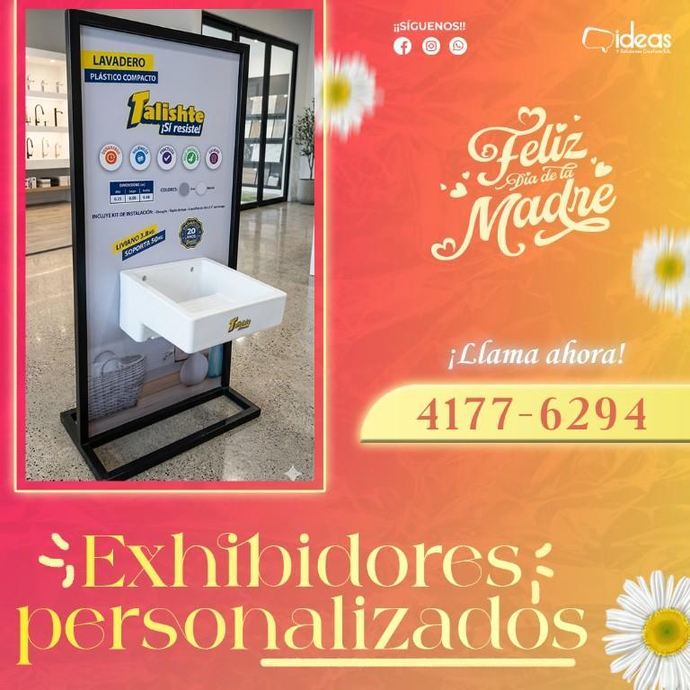 EXHIBIDORE DE METAL PERSONALIZADOS en Cobán - Imagen 1