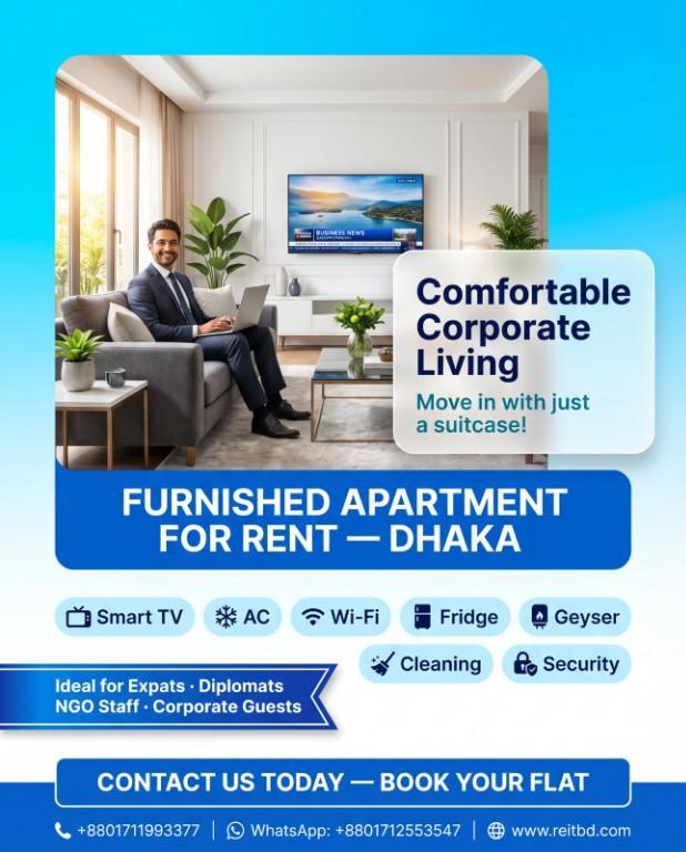 Fully Furnished Apartments for Rent – Bashundhara R/A in Bangladesh - Image 1