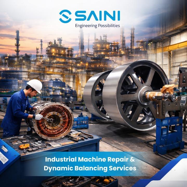 Industrial Machine Repair Services | Motor, Generator Balancing in India - Image 1