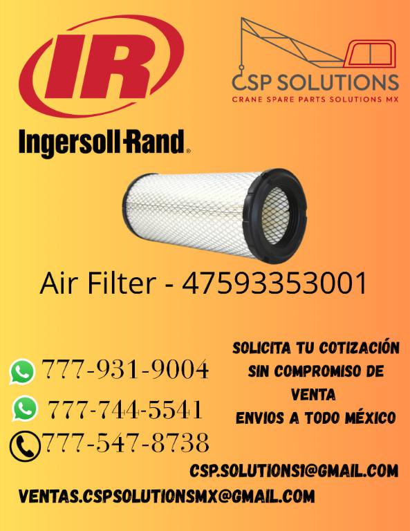 FILTRO DE AIRE INGERSOLL RAND ORIGINAL en Veracruz - Imagen 1