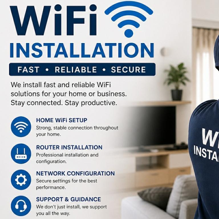 WiFi Installation and Internet Setup in Your Area in South Africa - Image 1