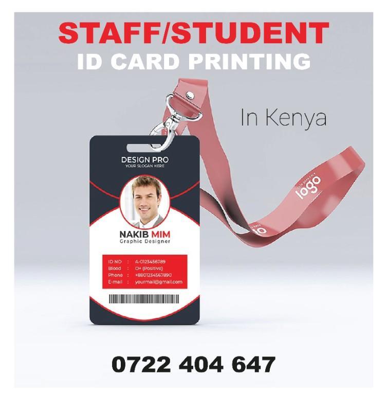 Custom Logo Branded Card & Lanyard(ID Card Rope) in Kenya - Image 1