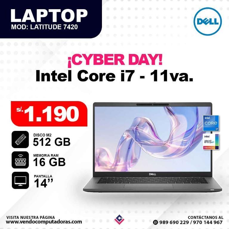 Laptop Intel Core i7 - 11va. en Perú - Imagen 2
