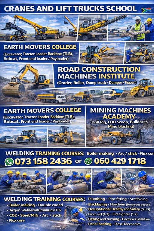 Open for Excavator,TLB,LHDscoop Training. Fully registered in Pretoria - Image 2