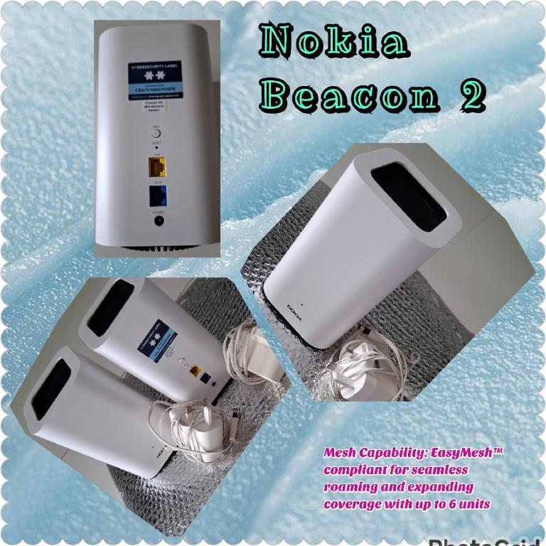 Nokia WiFi Beacon 2 AX1800 WiFi 6 Mesh Router in Mandai - Image 3