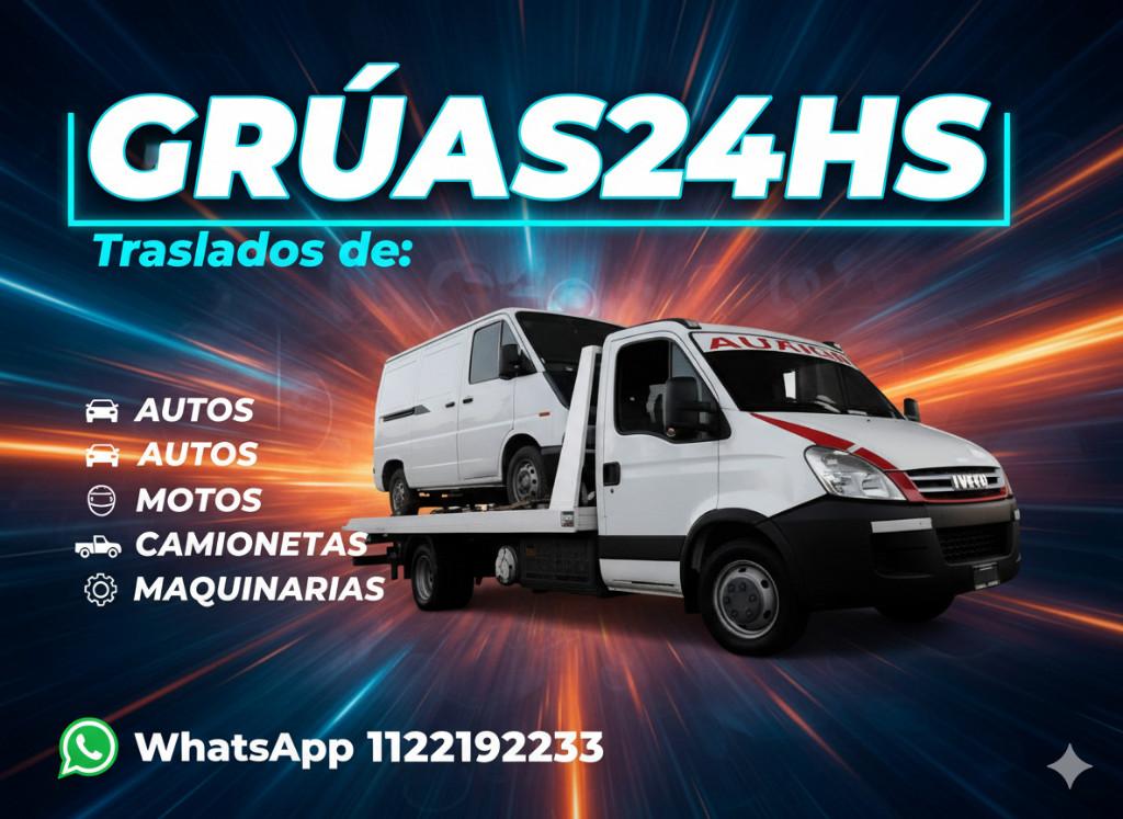 GRÚAS PLANCHAS, REMOLQUES LAS 24 HORAS LLAMANOSSSSSSSSSSSSSSSSSS en Merlo - Imagen 5