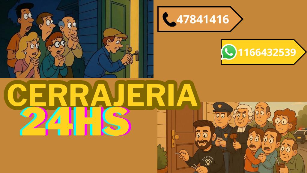 CERRAJERO LAS 24 HORAS LLAMENOS ESTAMOS PARA AYUDARTEEEEEEEEEEEE en Ramos Mejía - Imagen 7